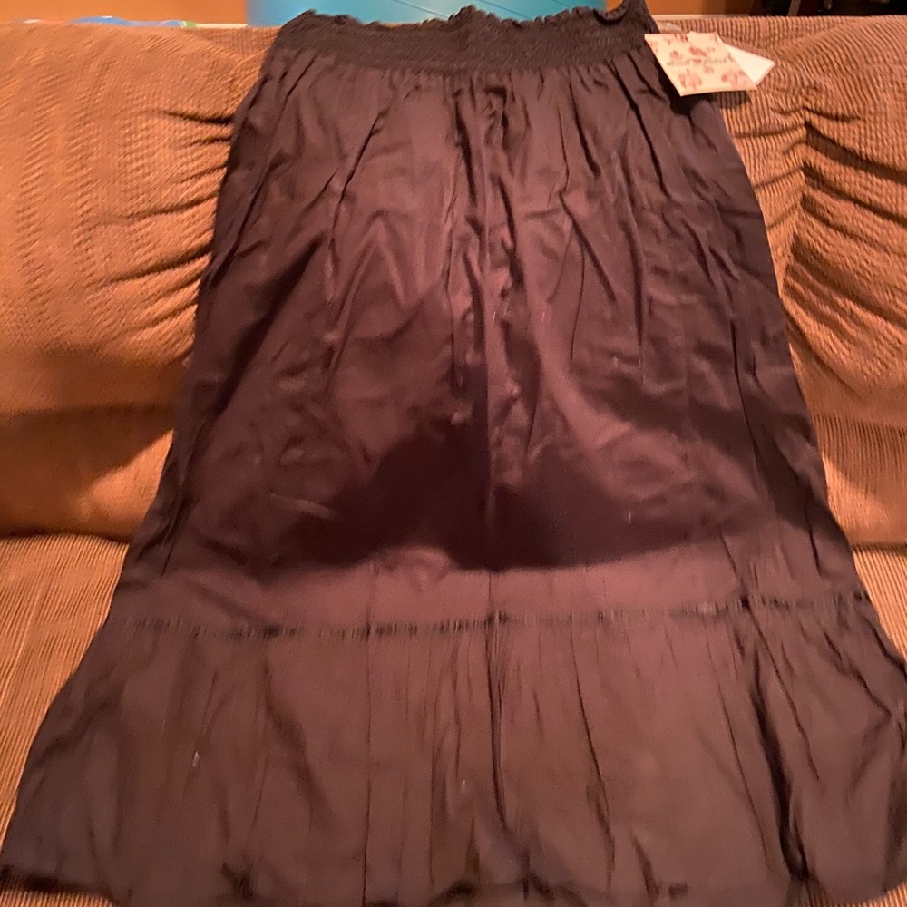 Derek Heart Black peasant skirt